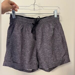 Lululemon grey shorts size 4, inseam 3”